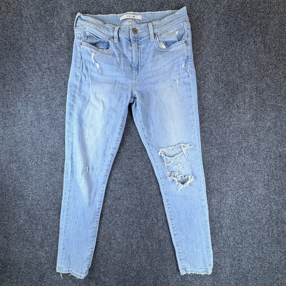 JOE'S Jeans Womens 29x26.5 Blue Denim Stretch Light Wash Streetwear Ankle Skinny